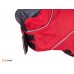 Oblečenie pre psa - zateplený plášť do dažďa DUBLIN 80 cm červený