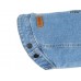 Oblečenie pre psa bunda s kapucňou 30 cm Denim svetlo modrá