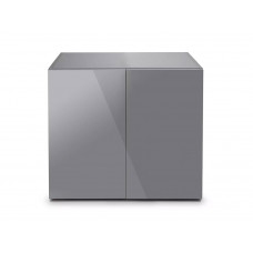 AQUAEL GLOSSY skrinka 80 sivá