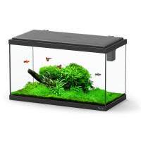 Akvárium Aquatlantis EXPLORER PARIS  58L 60x30x34cm LED, Biofilter, Ohrievač - čierne