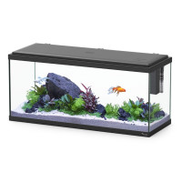 Akvárium Aquatlantis EXPLORER AMSTERDAM 85L 80x30x37cm LED, Biofilter, Ohrievač - čierne