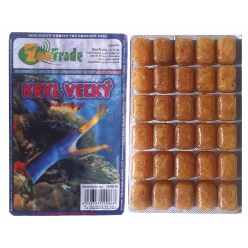 KRILL-mrazené veľké krevety 100g blister KRILL-mrazené veľké krevety 100g blister