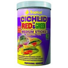 TROPICAL-Cichlid Red & Green Medium Sticks 250ml/90g