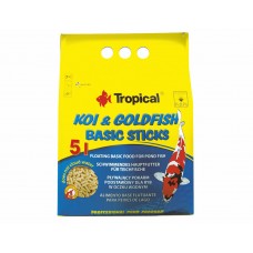 TROPICAL-POND Krmivo pre ryby v jazierkach Koi-Goldfish Basic sticks  5L/400g