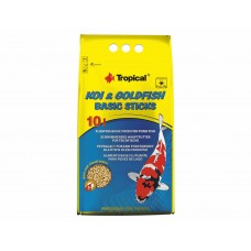 TROPICAL-POND Krmivo pre ryby v jarierkach Koi-Goldfish Basic sticks 10L/800g