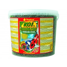 Krmivo pre jazierkové ryby TROPICAL-POND Koi-Goldfish Spirulina sticks 5L/430g