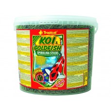 Krmivo pre jazierkové ryby TROPICAL-POND Koi-Goldfish Spirulina sticks 11L/900g