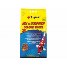 Krmivo pre jazierkové ryby TROPICAL-POND Koi-Goldfish Colour sticks 20L/1600g