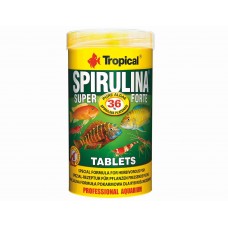 TROPICAL-Super Spirulina Forte Tablets 36% 250ml/150g cca 340ks lepiace