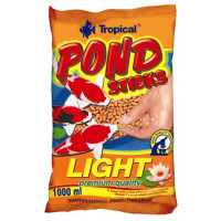 Krmivo pre jazierkové ryby TROPICAL-Pond Sticks Light 1L/90g sáčok