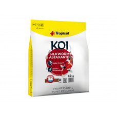 TROPICAL- KOI SILKWORM&ASTAXANTHIN PELLET M 5L/1,5kg