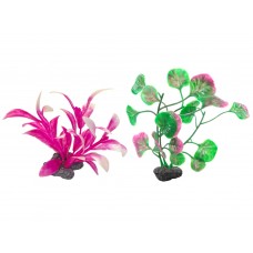 Tetra - rastlina plastová XS ružová 6ks