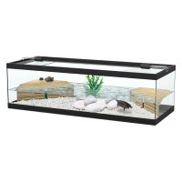 Akvaterárium pre korytnačky Aquatlantis TORTUM 100 čierne + Bio Filter 600 (bez osvetlenia)