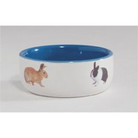 Miska keram. morča / králik 11,5cm modrá