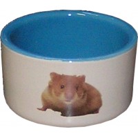 Miska keramická modrá pre škrečka 7,5cm