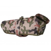 Oblečenie pre psa - plášť do dažďa BRISTOL 38cm moro