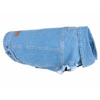 Oblečenie pre psa bunda 30 cm Denim svetlo modrá