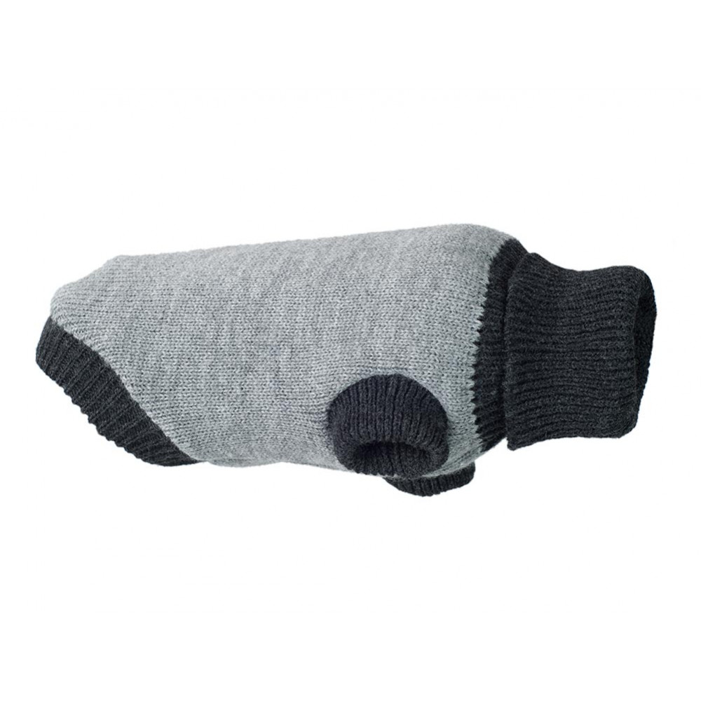Oblečenie pre psa sveter OSLO 23 cm sivé Oblečenie pre psa sveter OSLO 23 cm sivé