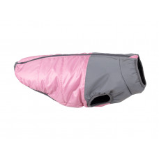 Reflexná bunda pre psa Lumin 30 cm rúžová