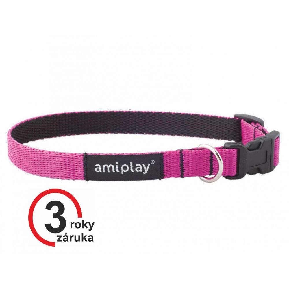 Obojok pre psa TWIST L ružový Amiplay Obojok pre psa TWIST L ružový Amiplay