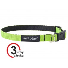 Obojok pre psa TWIST L zelený Amiplay