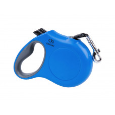 Samonavíjacie vodítko pre psa Infini Freedom S 3m/12kg modré