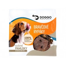 DOGGO pamlsky - sušené bravčové rypáky 250g balené v ochrannej atmosfére