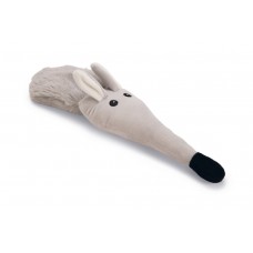 Plyšová hračka puppy flatino mouse sivá