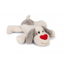 Hračka pre psov XL plyšový pes TIES - biely