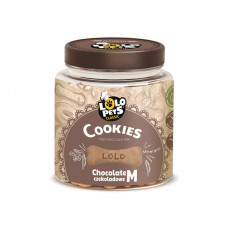 LOLOPETS sušienky kosti čokoladové M 210g