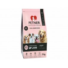 PETNER Junior prémiové krmivo pre šteňatá všetkých plemien jahňa 3kg 40% mäsa