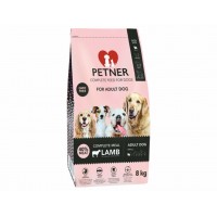 PETNER Adult prémiové krmivo pre psov malých plemien jahňa 8kg 40% mäsa