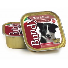 BUNDY DOG konzerva pre psov paté 150g hovädzina