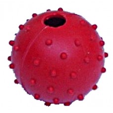 Lopta guma 5cm s výstupkami+roľnička