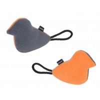 Amiplay hračka pre psov vtáčik plyšový oranžovo sivý