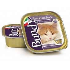 BUNDY CAT konzerva pre mačky paté 100g biele mäso (-50%)