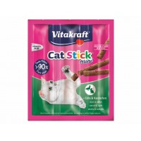 VITAKRAFT-Cat Stick mini králik/kačka 3x6g