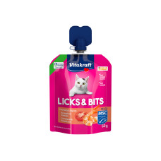 VITAKRAFT-Cat Licks Bits kreveta a paradajka 60g