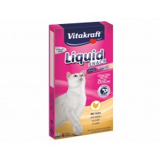 VITAKRAFT-Cat Liquid Snack taurin/kura 6x15g