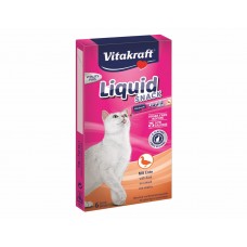 VITAKRAFT-Cat Liquid Snack kačka/betaglukán 6x15g