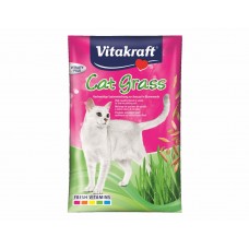 VITAKRAFT-Cat Grass tráva pre mačky náhradná náplň 50g