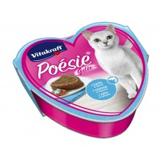 VITAKRAFT- Poésie losos a špenát v želé 85g srdiečko