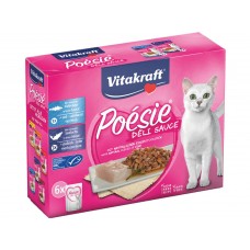 VITAKRAFT- Poésie DéliSauce multipack s rybou 6x85g kapsička