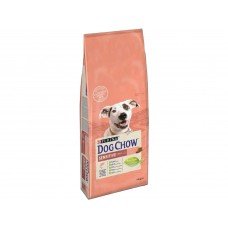 DOG CHOW Sensitive granule s lososom a ryžou 14kg