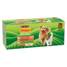 FRISKIES Dog ADULT kapsička s jahňacím a mrkvou v šťave 100g