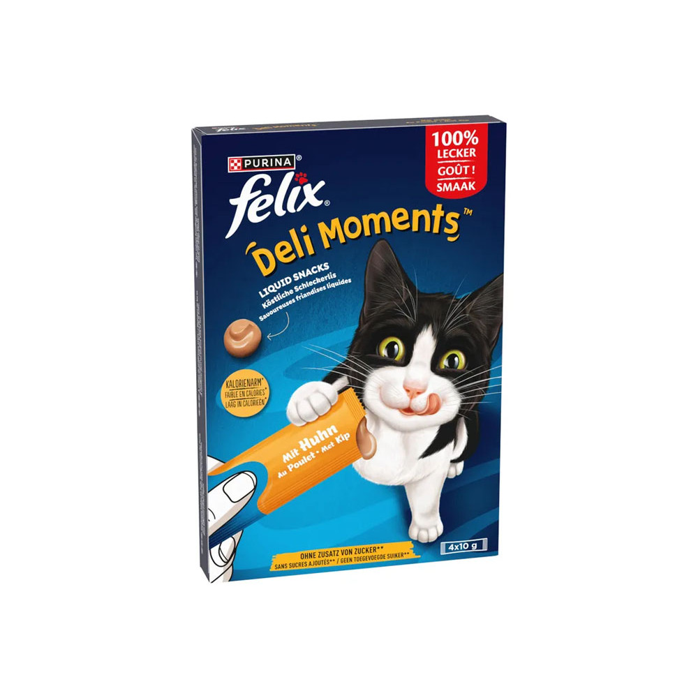 FELIX DELIMOMENTS 4x10g s príchuťou kuraťa FELIX DELIMOMENTS 4x10g s príchuťou kuraťa