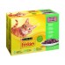 FRISKIES Cat kapsičky - hovädzina / kura / tuniak / treska v šťave 12x85g