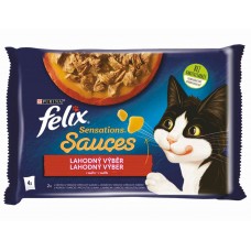FELIX Sensations Sauces kapsičky -  morka / jahňacie v omáčke 4x85g