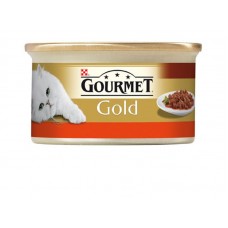 Konzerva GOURMET GOLD kúsky hovädzina + kura 85g