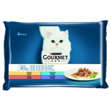 Kapsička GOURMET PERLE mini filety v šťave 4x85g